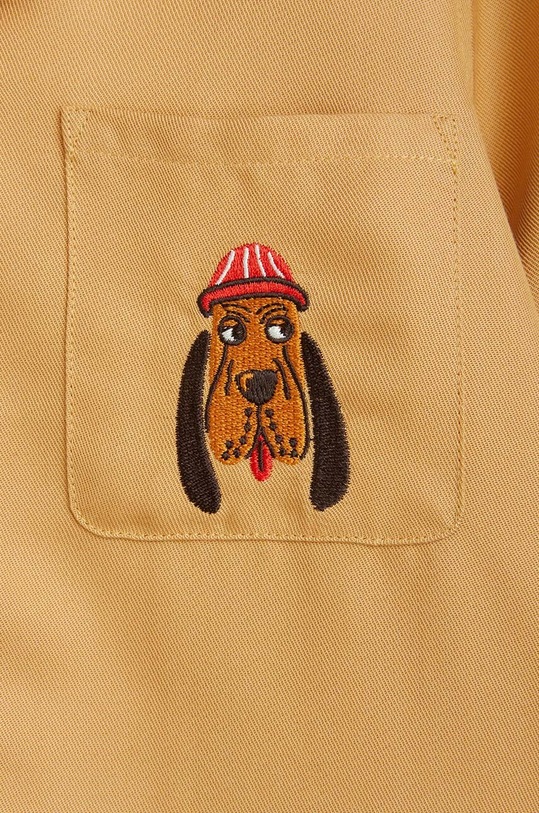 Дитяча сорочка Mini Rodini 2412010213 бежевий