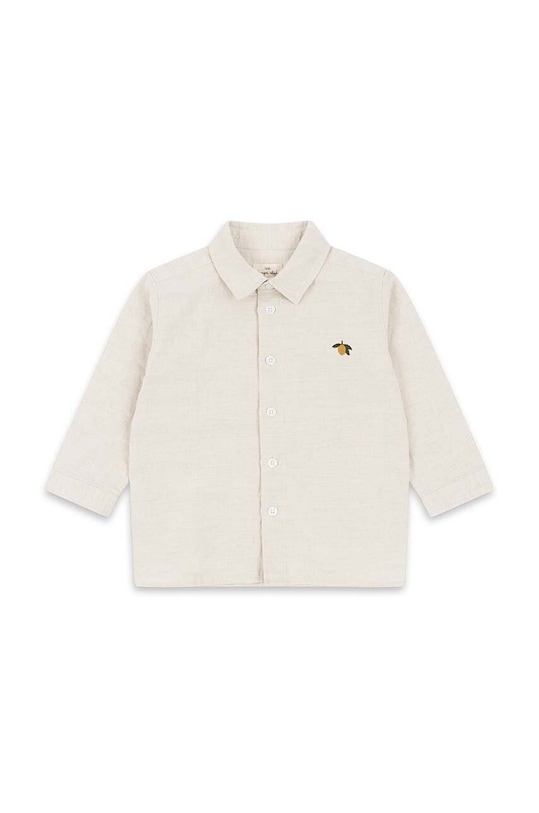 Konges Sløjd cămașă de in pentru copii KS100944 gri SS24