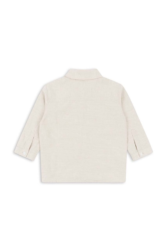 Băieți Konges Sløjd cămașă de in pentru copii KS100944 gri