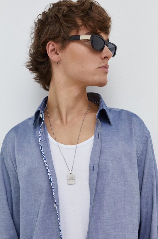 HUGO koszula bawełniana niebieski 50508268