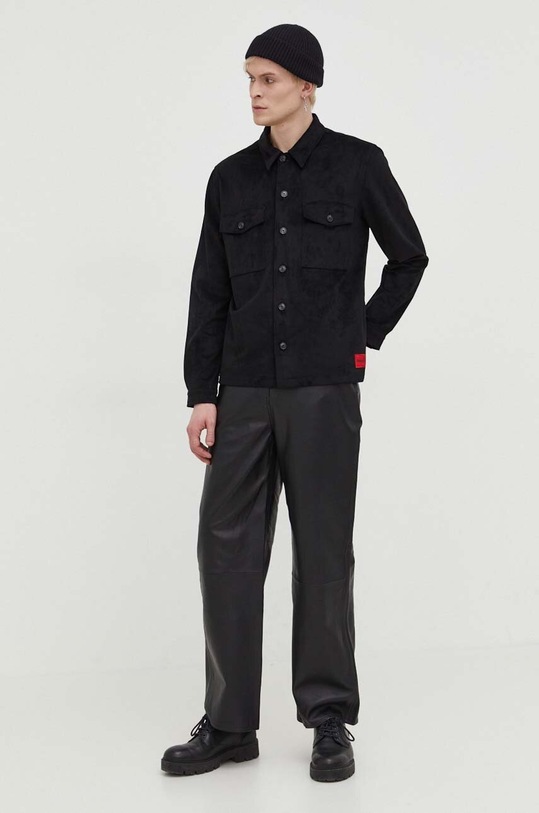 Košeľa HUGO 50508657 čierna SS24