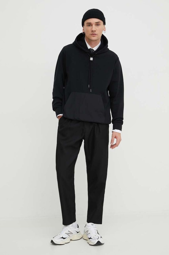 Хлопковая рубашка HUGO 50508316 белый SS24