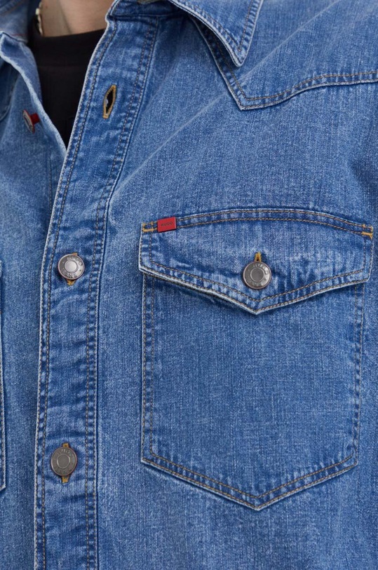 Джинсова сорочка HUGO 50508669 блакитний