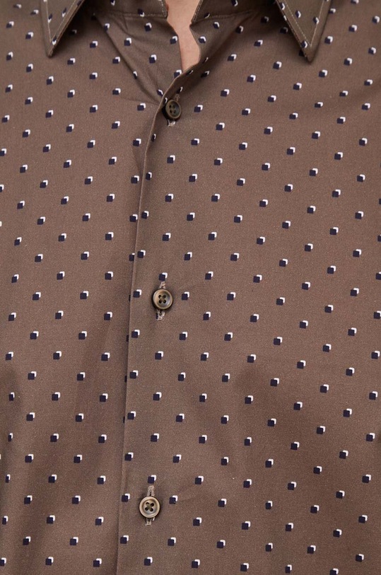 BOSS cămașă 50508345 maro SS24