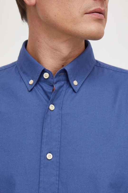 BOSS koszula bawełniana 50508914 niebieski SS24