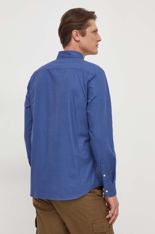 BOSS koszula bawełniana niebieski 50508914