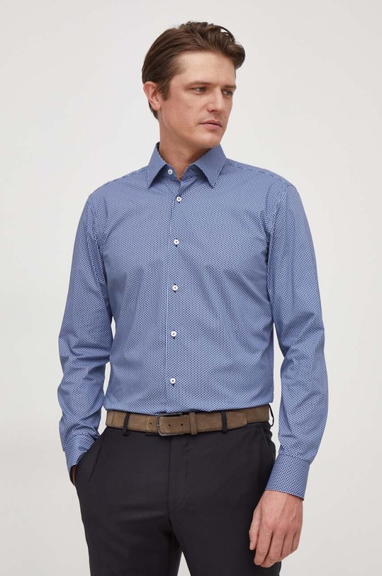 BOSS koszula wzorzyste niebieski 50510204