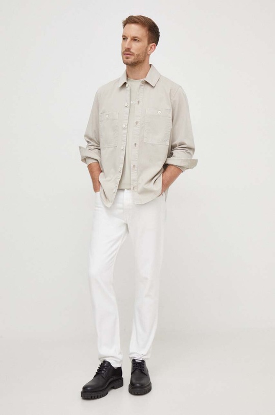 Oblečení Košile Boss Orange 50506734 béžová