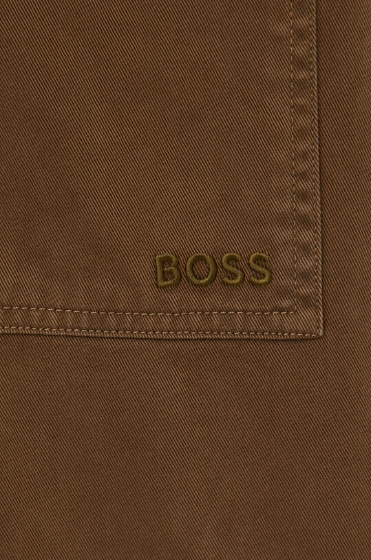 Хлопковая рубашка Boss Orange 50506734 зелёный