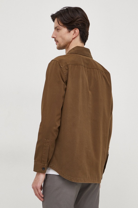 Îmbrăcăminte BOSS Orange cămașă din bumbac 50506734 maro
