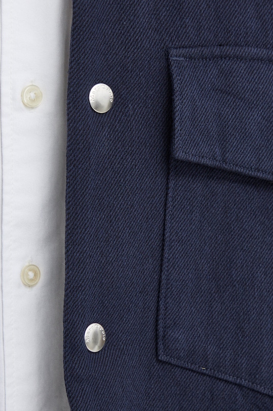 Marc O'Polo kurtka koszulowa 420721574062 granatowy