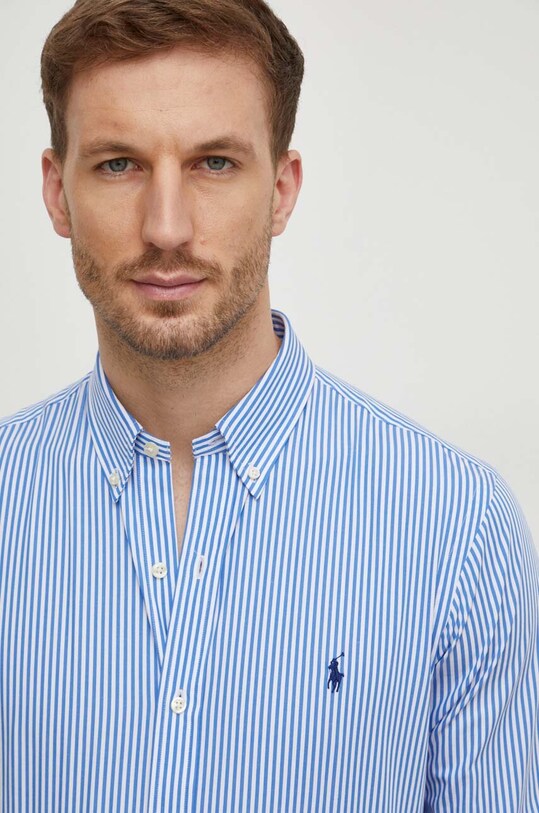 Košeľa Polo Ralph Lauren 710929344 modrá