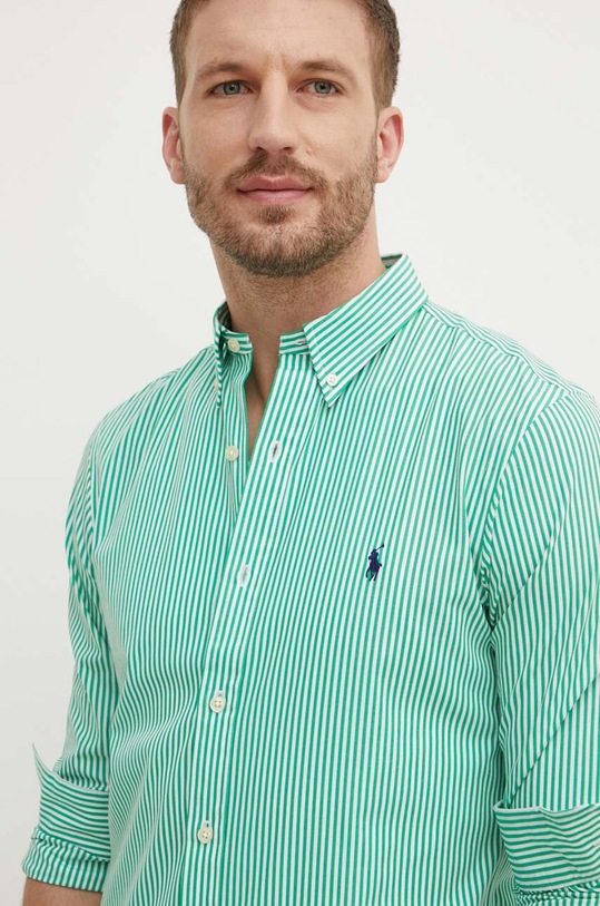Košeľa Polo Ralph Lauren zelená 710929344