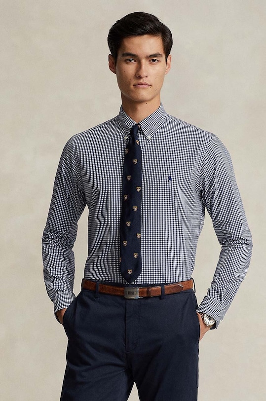 Сорочка Polo Ralph Lauren візерунок темно-синій 710929345