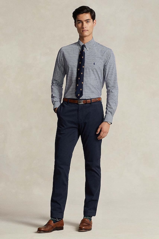 Одежда Рубашка Polo Ralph Lauren 710929345 тёмно-синий