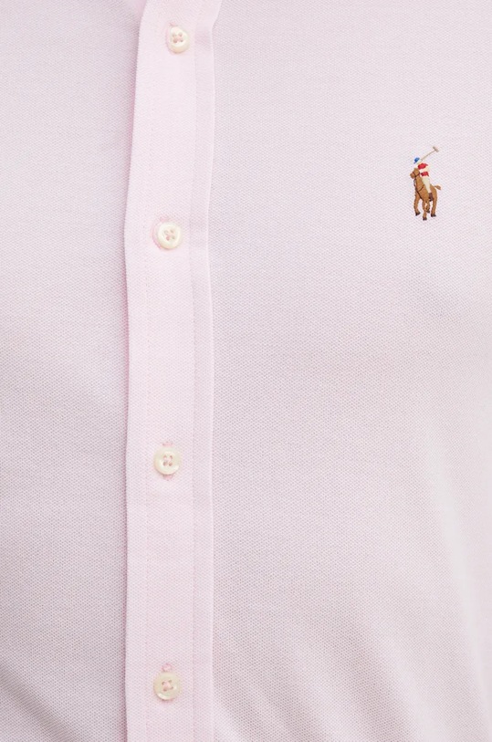Bavlněná košile Polo Ralph Lauren 710932545 růžová NC24