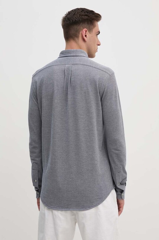 Bavlněná košile Polo Ralph Lauren námořnická modř 710932545