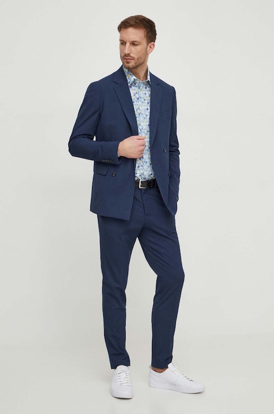 Odzież Paul&Shark koszula bawełniana 24413011CF niebieski