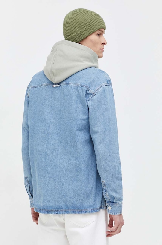 Oblečenie Rifľová košeľa Tommy Jeans DM0DM18328 modrá