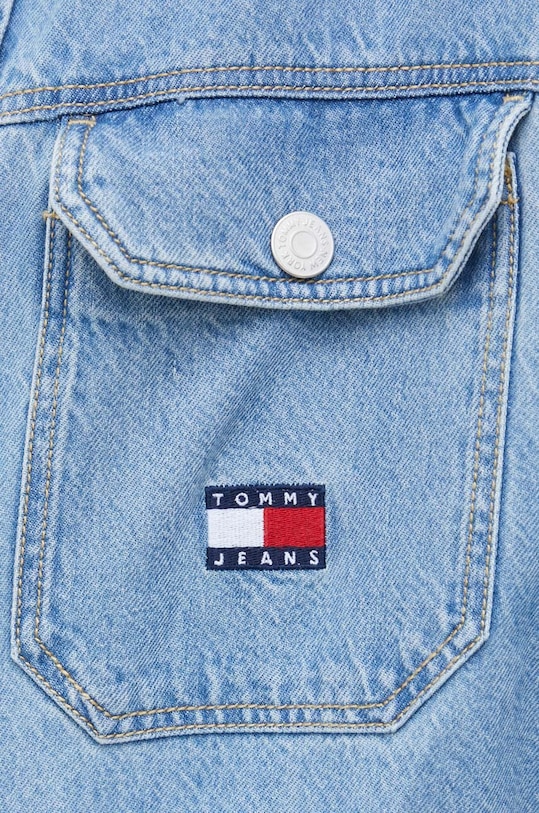 Rifľová košeľa Tommy Jeans DM0DM18328 modrá