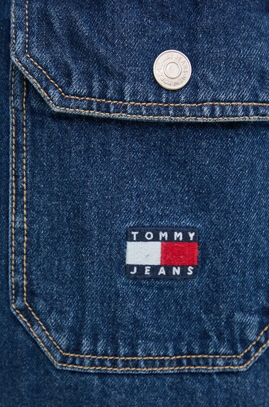 Джинсовая рубашка Tommy Jeans DM0DM18328 тёмно-синий