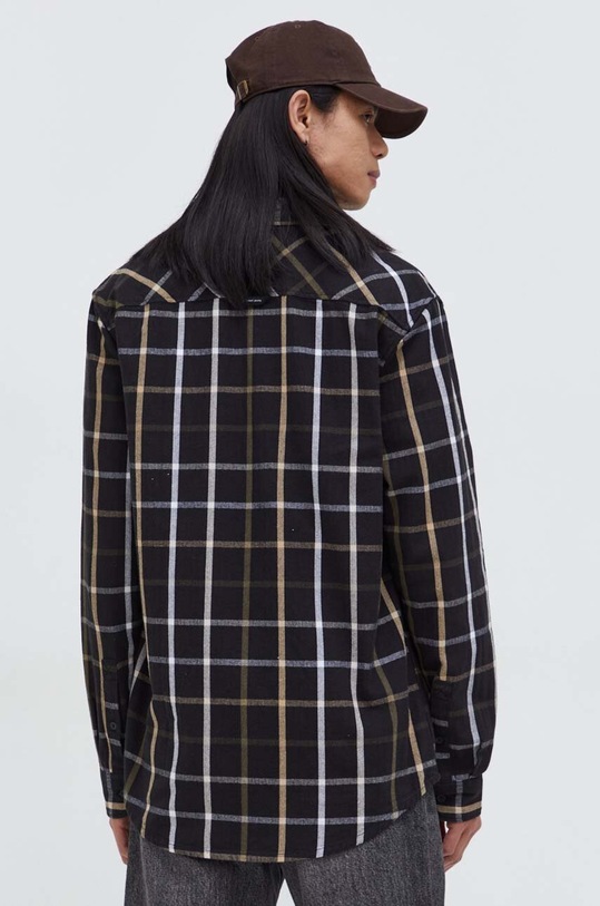 Odzież Tommy Jeans koszula bawełniana DM0DM18334 czarny