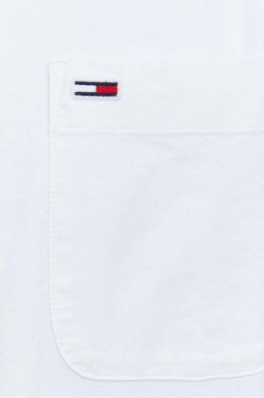 Tommy Jeans koszula bawełniana DM0DM18335 biały SS24