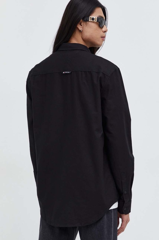 Tommy Jeans koszula bawełniana czarny DM0DM18335