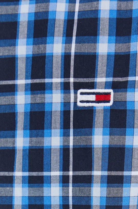 Tommy Jeans cămașă din bumbac DM0DM18470 bleumarin
