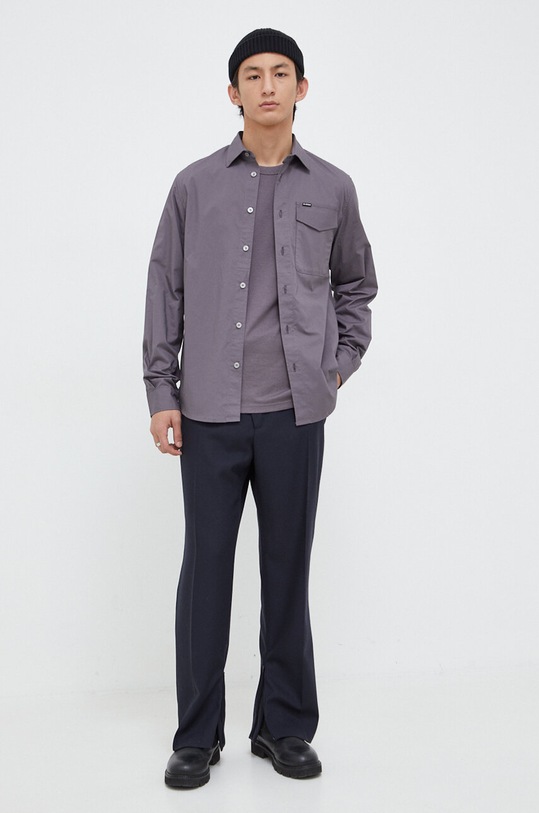 G-Star koszula D23561.D308 fioletowy SS24