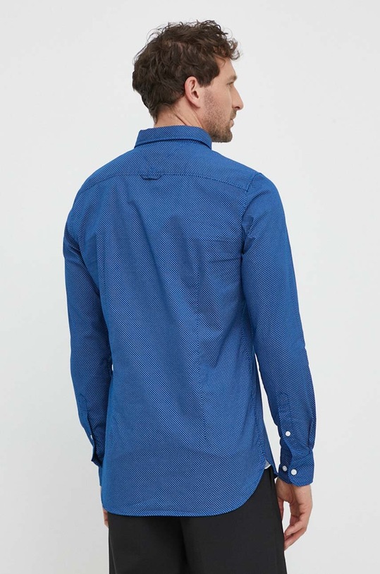 Bavlnená košeľa Tommy Hilfiger modrá MW0MW33762