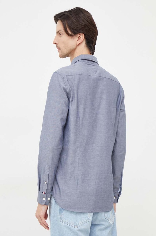 Tommy Hilfiger koszula bawełniana granatowy MW0MW33782