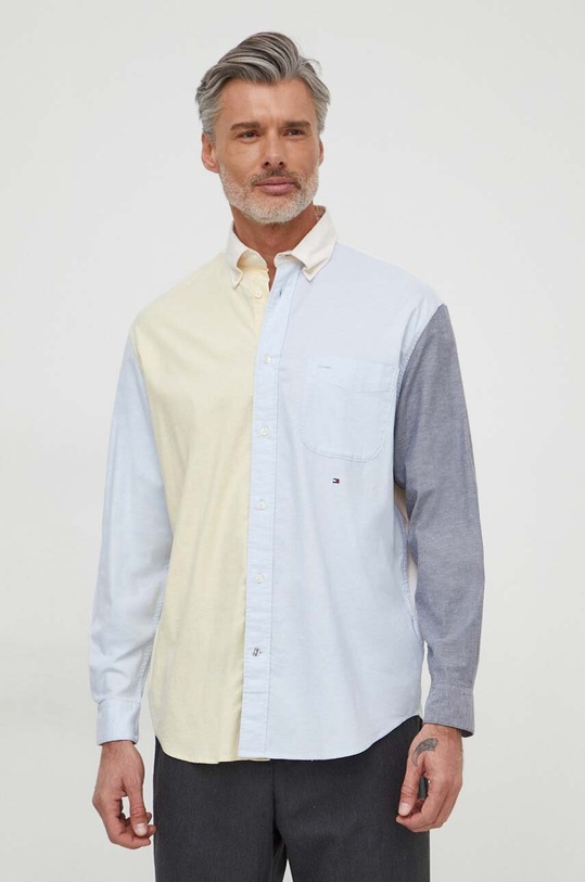 Košeľa Tommy Hilfiger žltá MW0MW33791