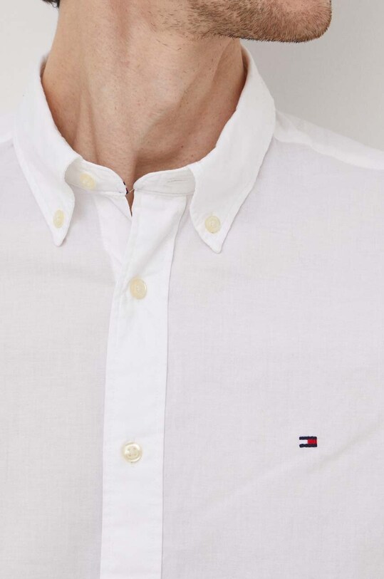 Tommy Hilfiger koszula bawełniana MW0MW33809 biały
