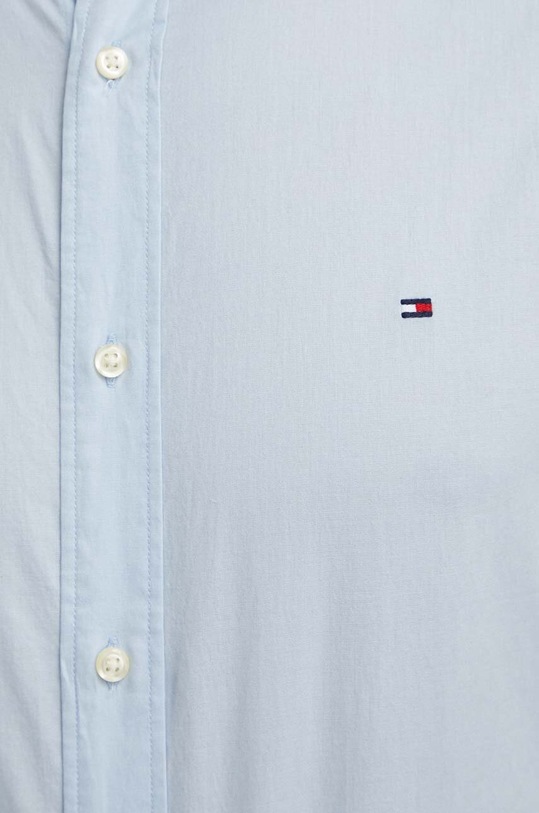 Tommy Hilfiger koszula bawełniana MW0MW33809 niebieski SS24
