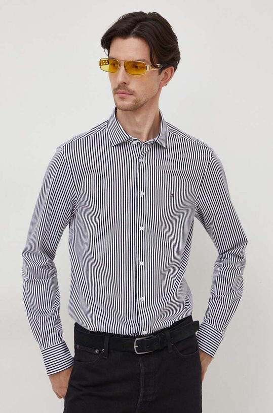 Košile Tommy Hilfiger námořnická modř MW0MW34229
