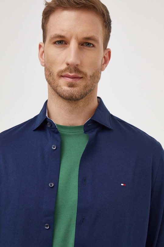Košile Tommy Hilfiger námořnická modř MW0MW34247