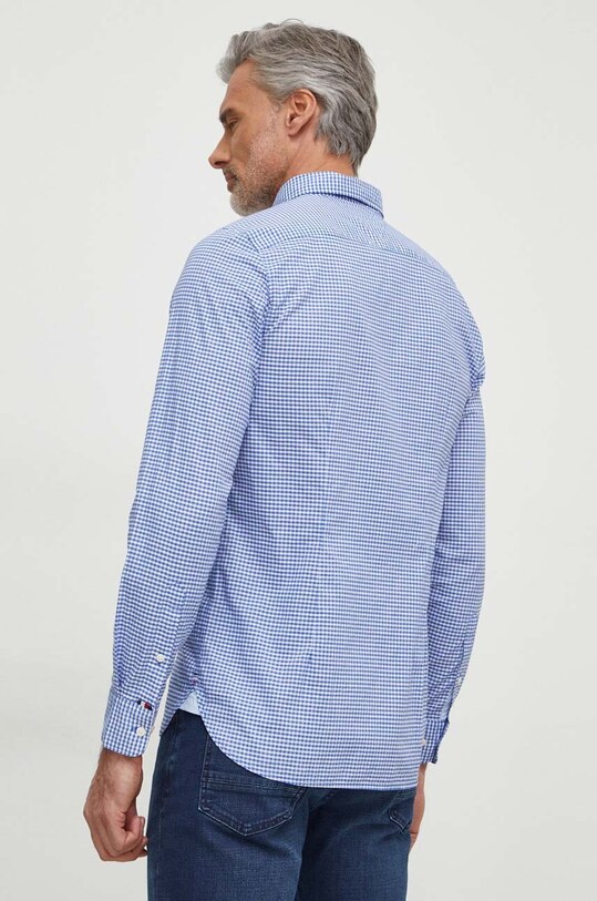 Tommy Hilfiger camicia in cotone blu MW0MW33764