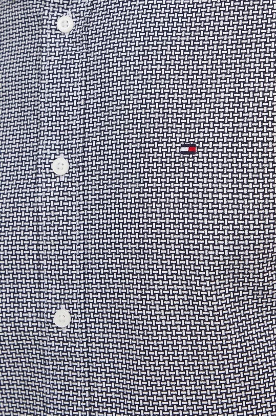 Tommy Hilfiger koszula bawełniana MW0MW33776 czarny SS24