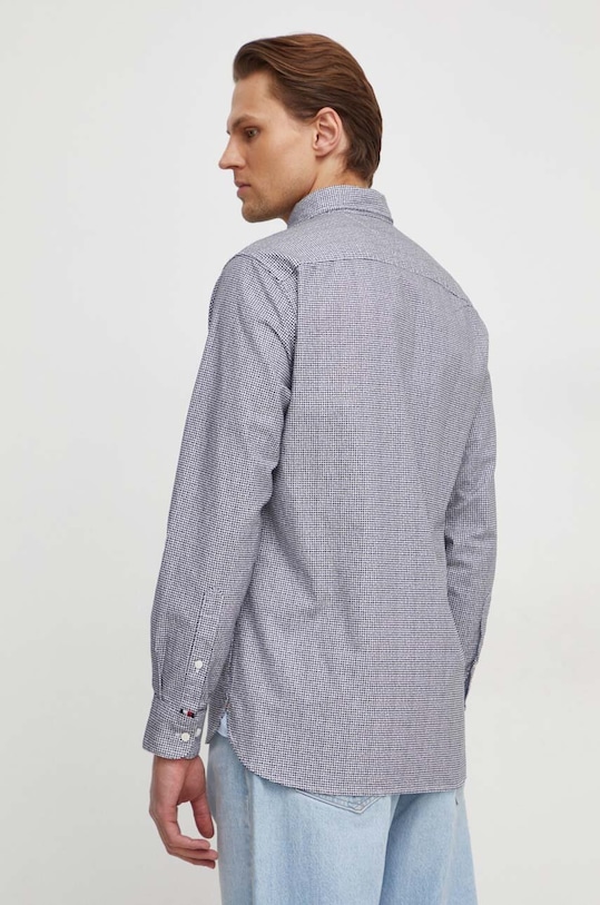 Tommy Hilfiger koszula bawełniana czarny MW0MW33776