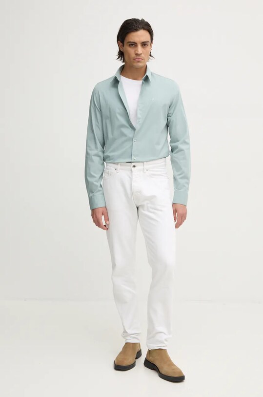 Srajca Calvin Klein K10K110856 turkizna AW24