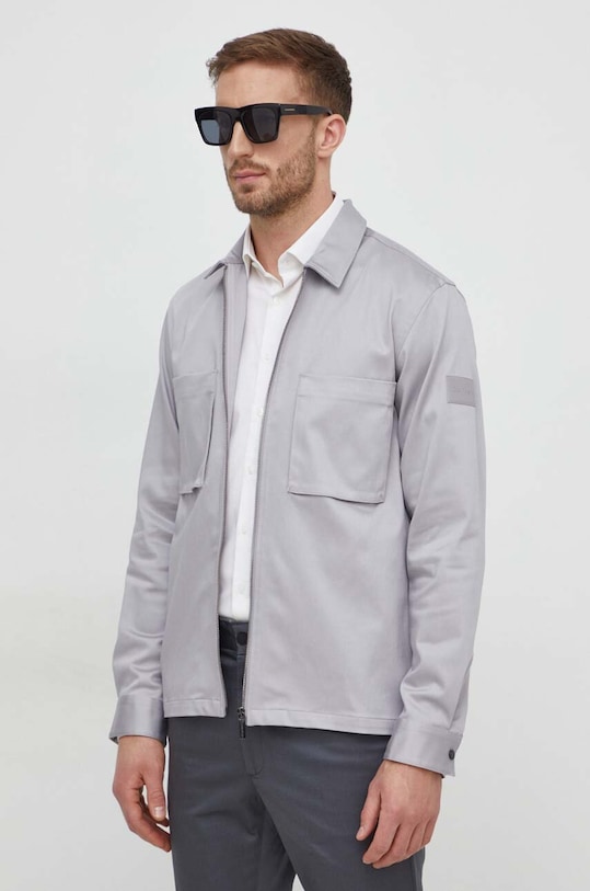 Calvin Klein cămașă lung gri K10K112356
