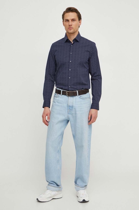 Oblečenie Košeľa Calvin Klein K10K112298 tmavomodrá