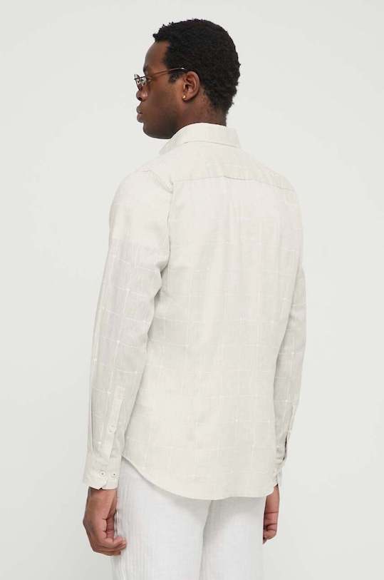 Сорочка з льону Joop! Pai бежевий 30041416