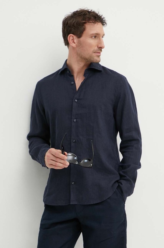 Joop! camasa de in Pai lung bleumarin 30041389