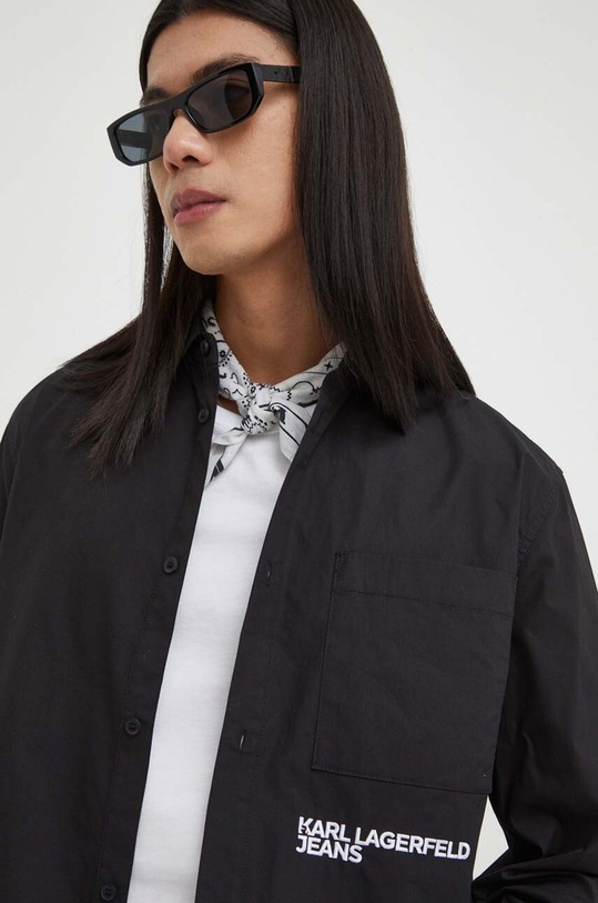 Karl Lagerfeld Jeans pamut ing 240D1601 fekete