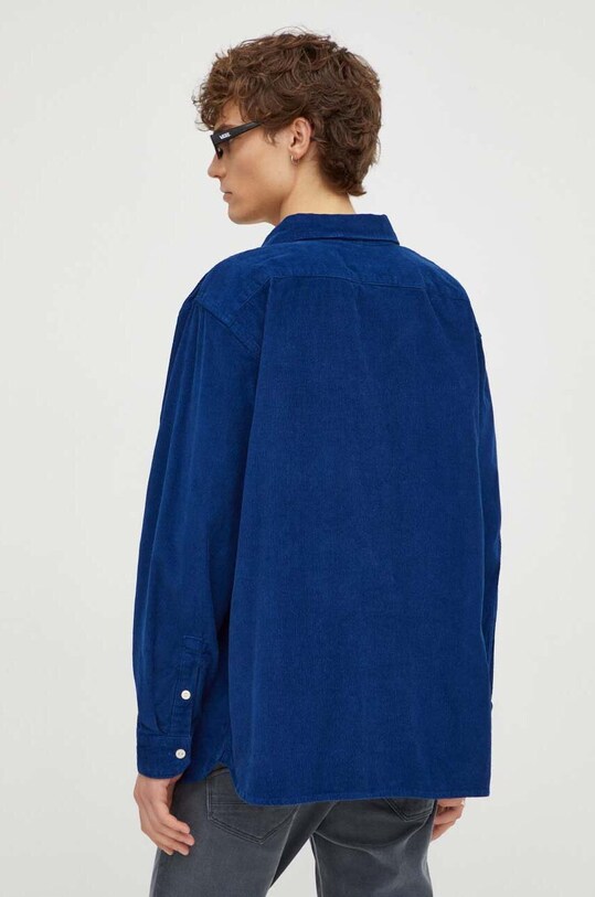 Levi's camasa din bumbac bleumarin 19573