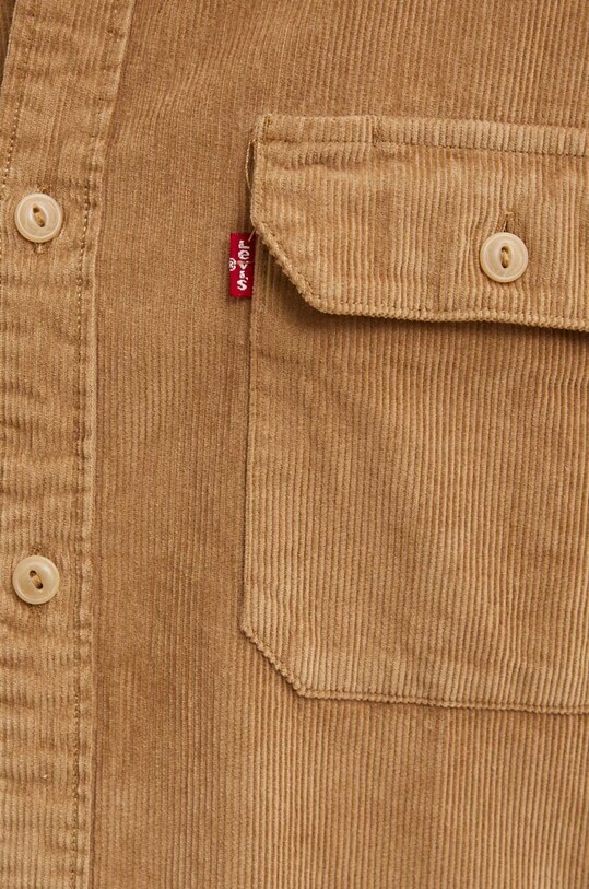 Levi's camasa din bumbac 19573 bej