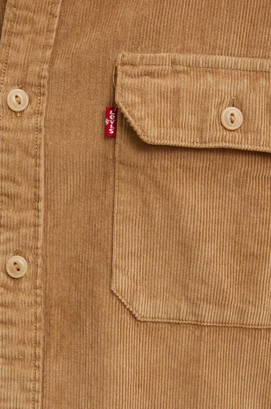 Bavlněná košile Levi's 19573 béžová