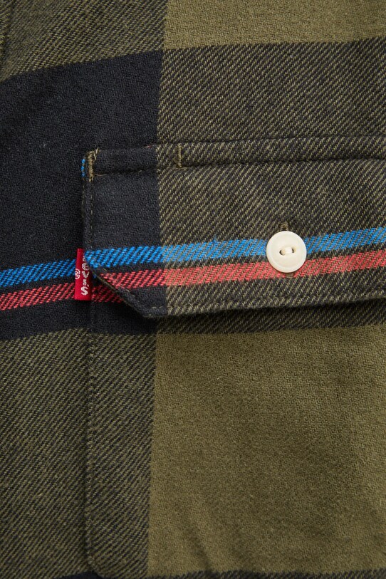 Levi's camasa din bumbac 19573 verde